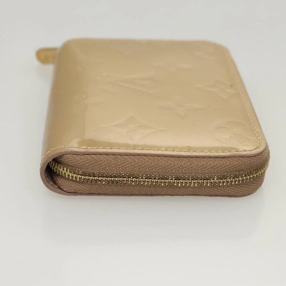 LOUIS VUITTON Vernis Zippy Coin Purse Coin Purse Beige Poodle M91762 Auth 125494 - Picture 6 of 16